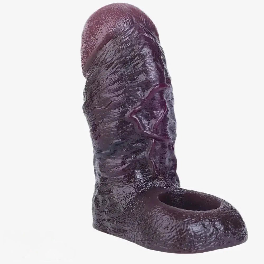 Coffee silicone hollow masturbation sleeve, photo 12