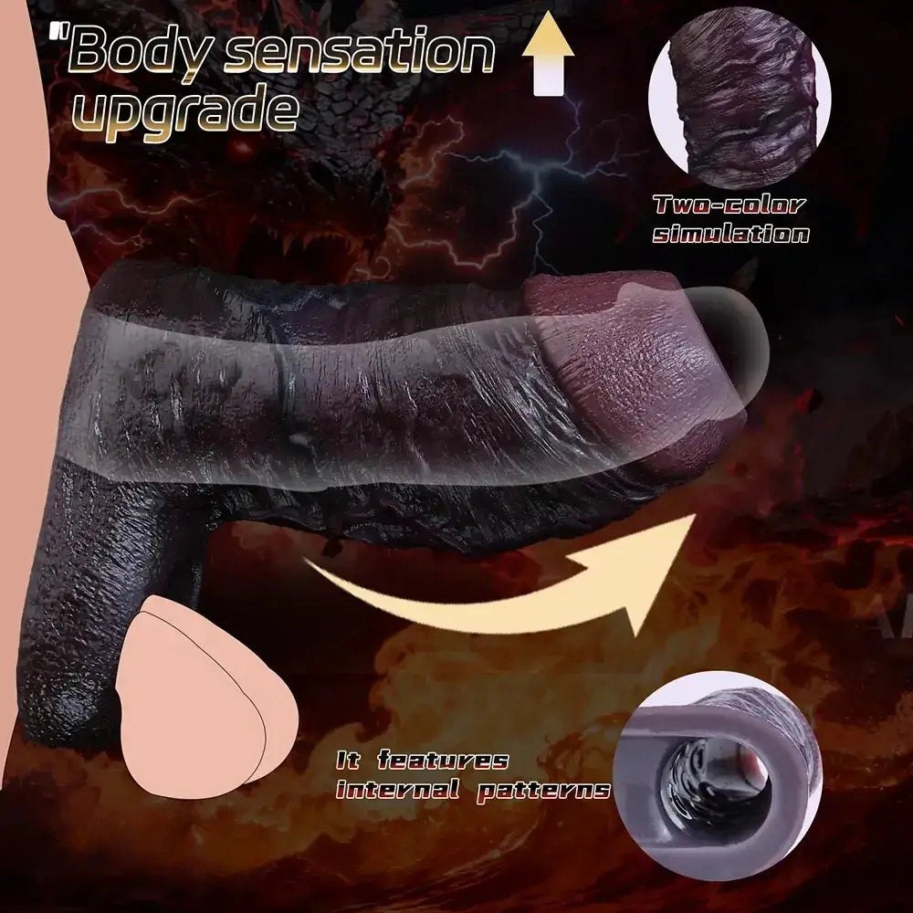 Coffee silicone hollow masturbation sleeve, photo 4