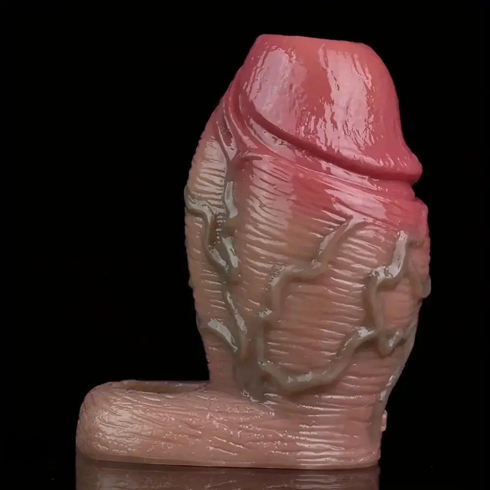 Hollow open-ended silicone penis sleeve, photo 10