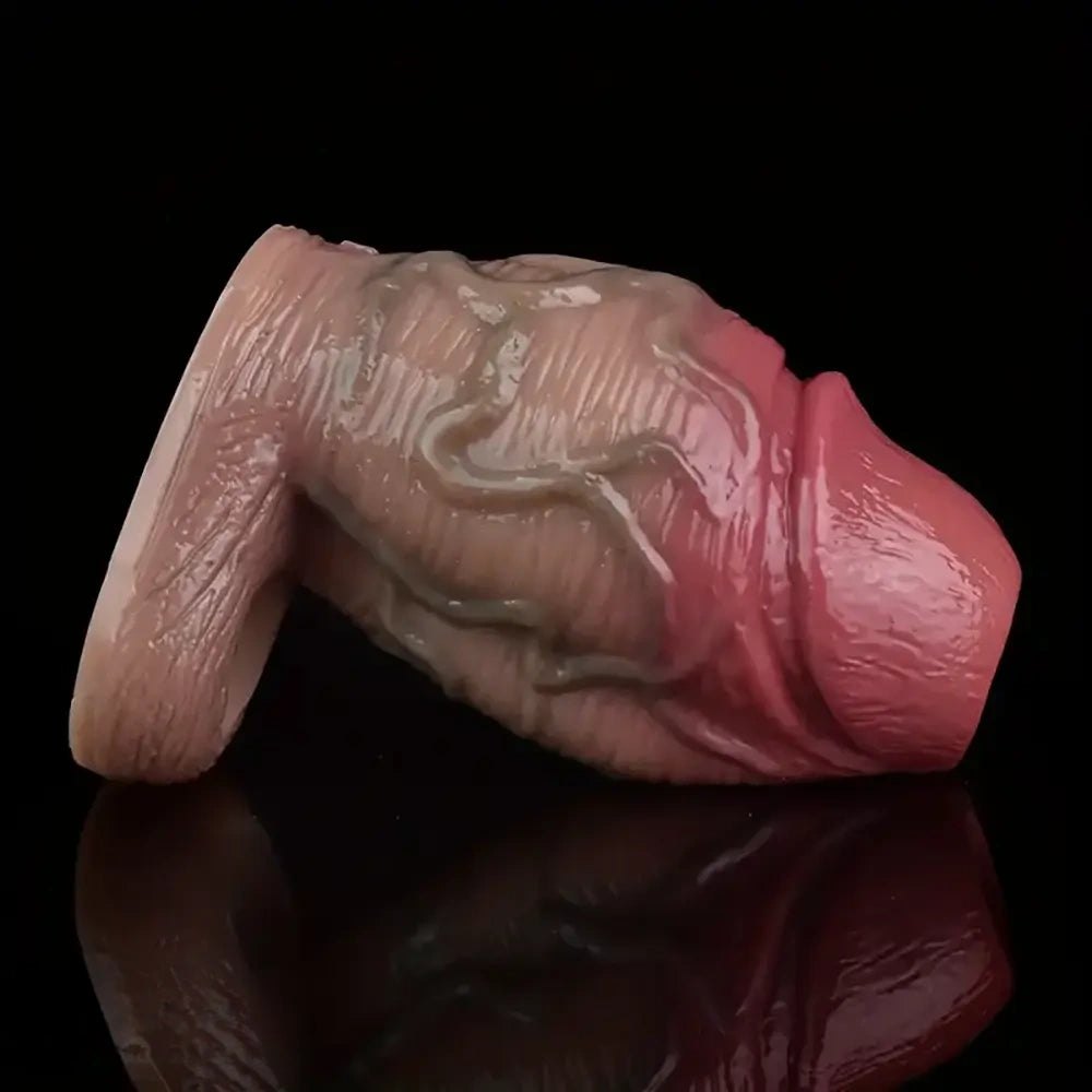 Hollow open-ended silicone penis sleeve, photo 6