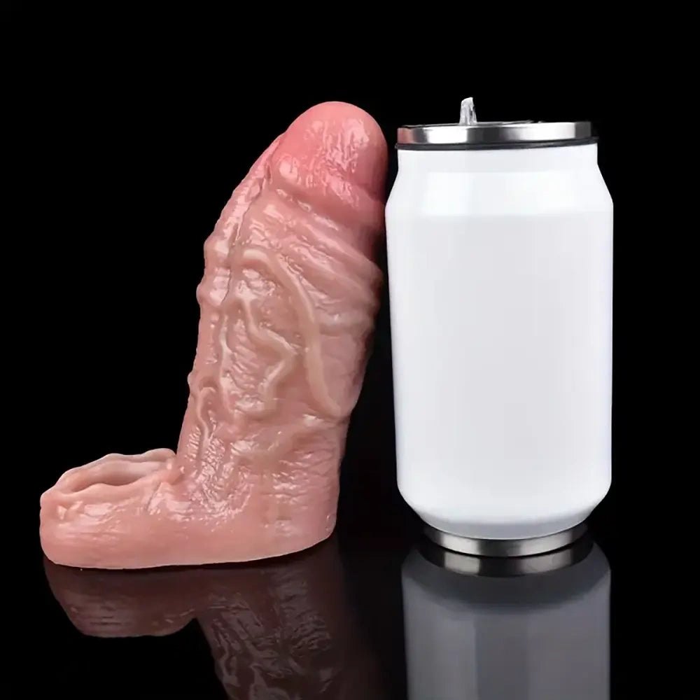 Flesh hollow penis sleeve with cock ring, photo 7