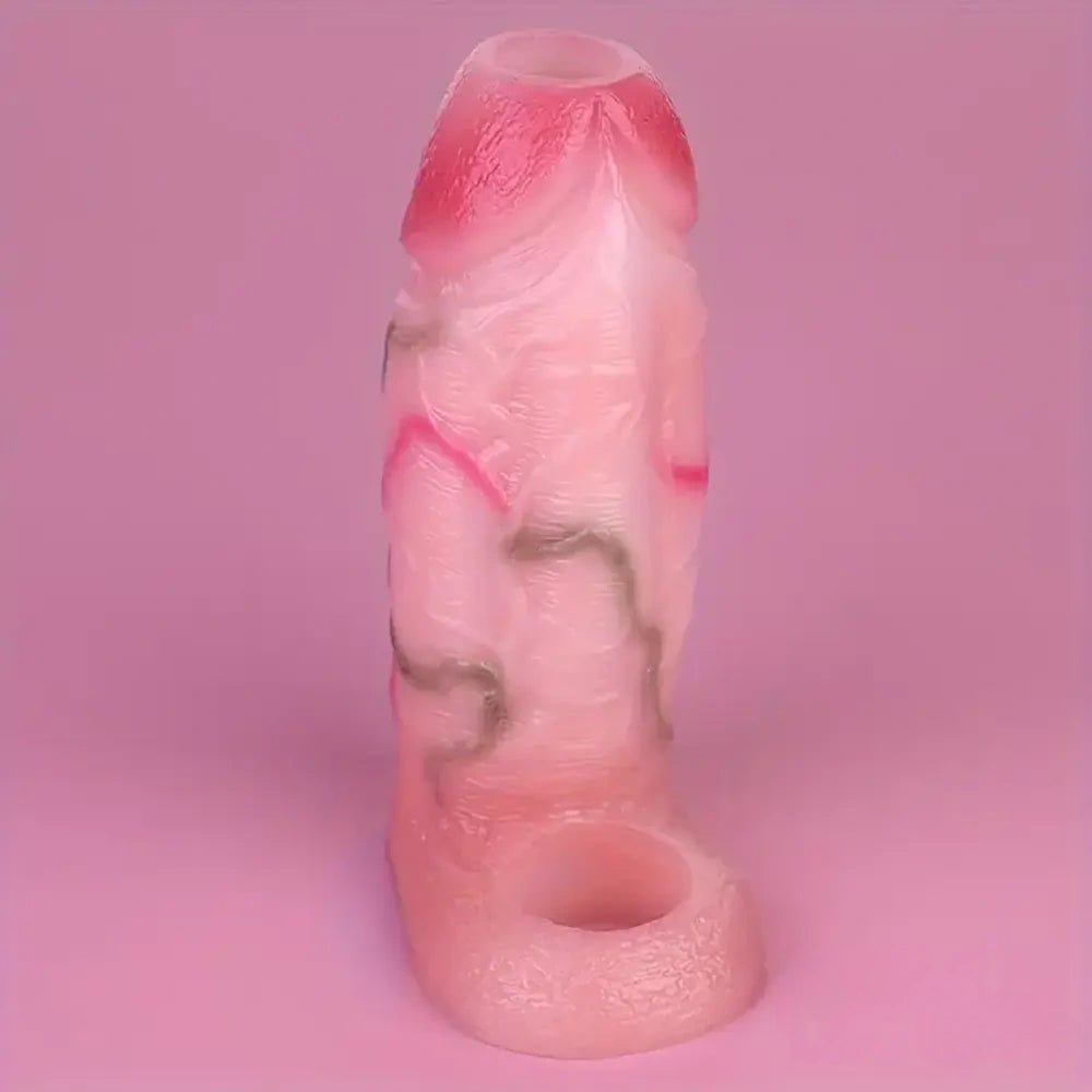 Hollow silicone penis sleeve, photo 3