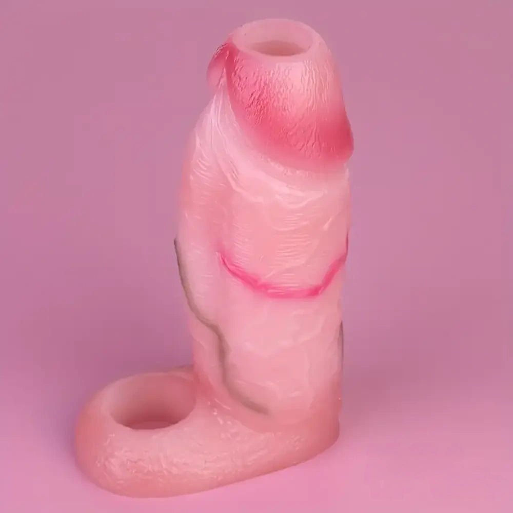 Hollow silicone penis sleeve, photo 7