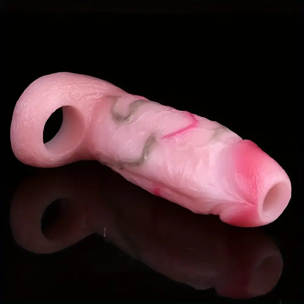 Hollow silicone penis sleeve, photo 9