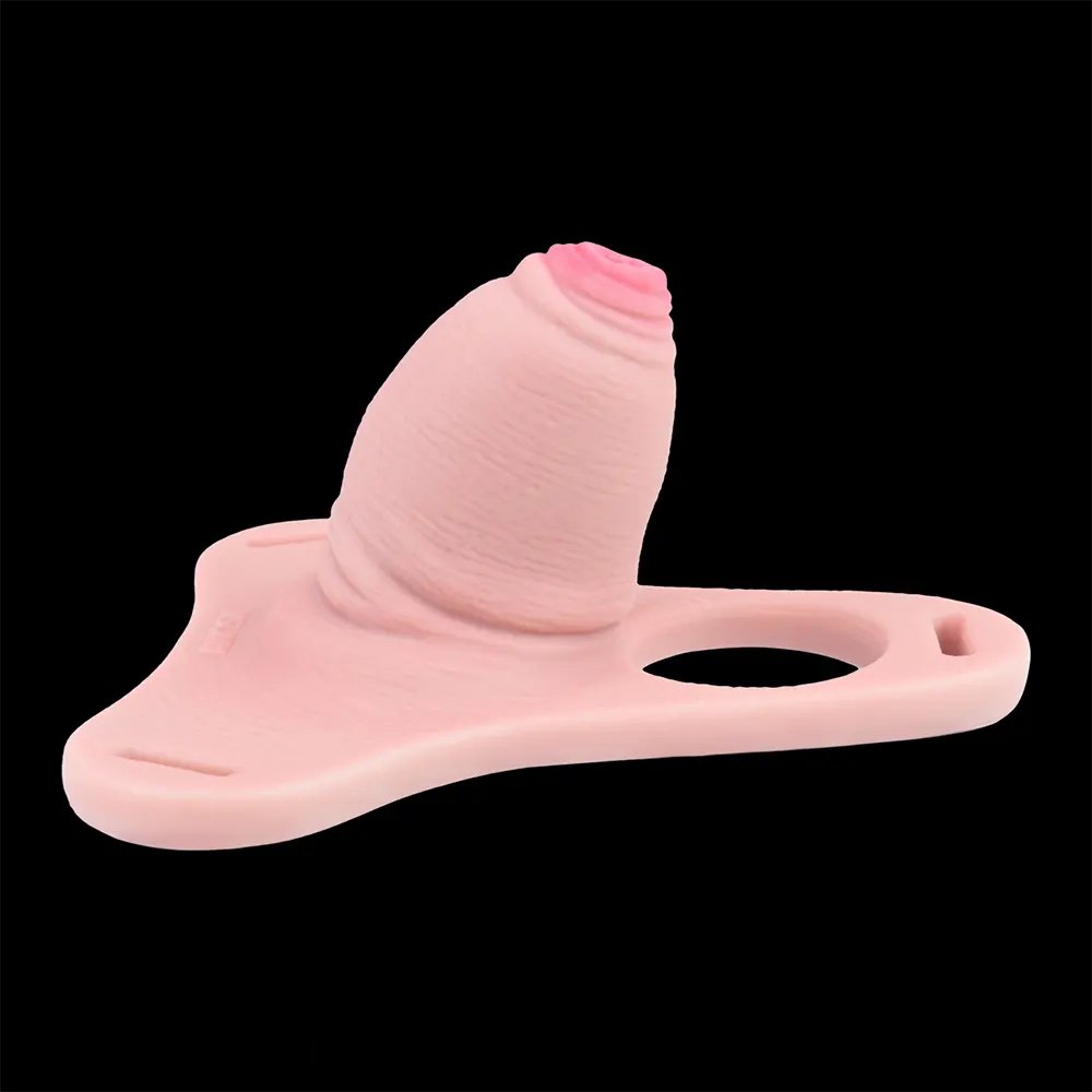 Flesh-tone hollow realistic penis sheath, photo 14