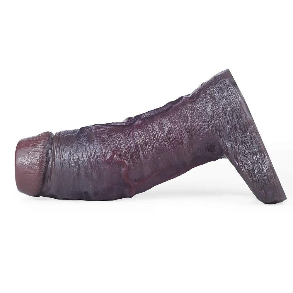 Coffee brown hollow silicone penis sleeve, photo 14