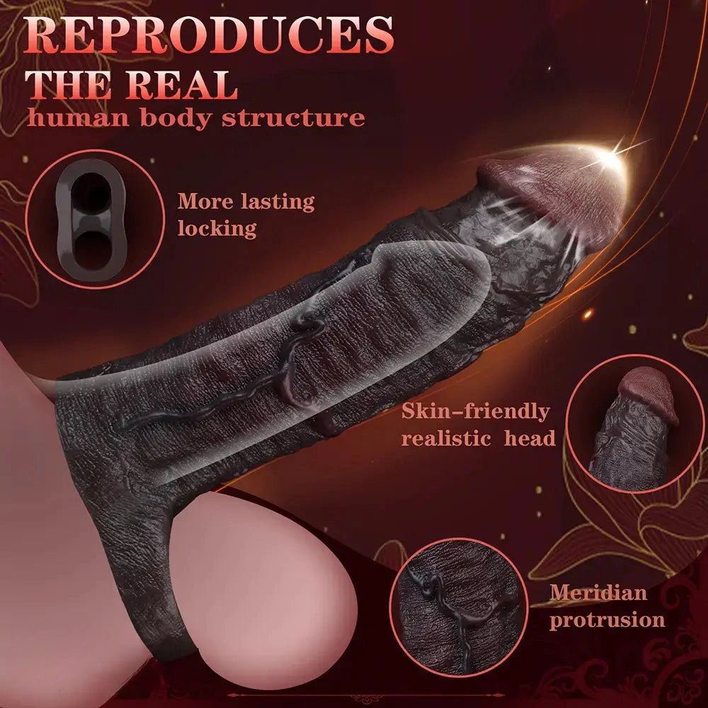 Coffee brown silicone realistic dildo, photo 4
