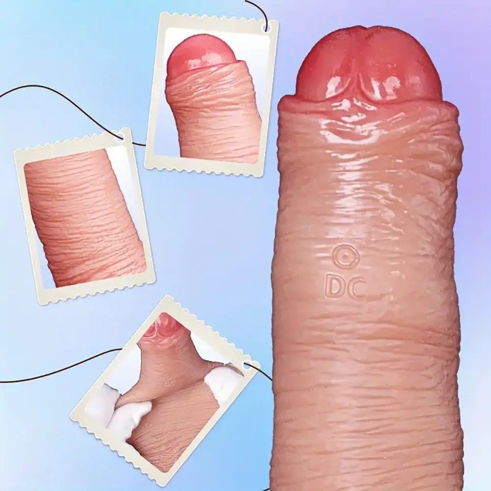 Flesh-tone hollow wearable dildo, photo 3