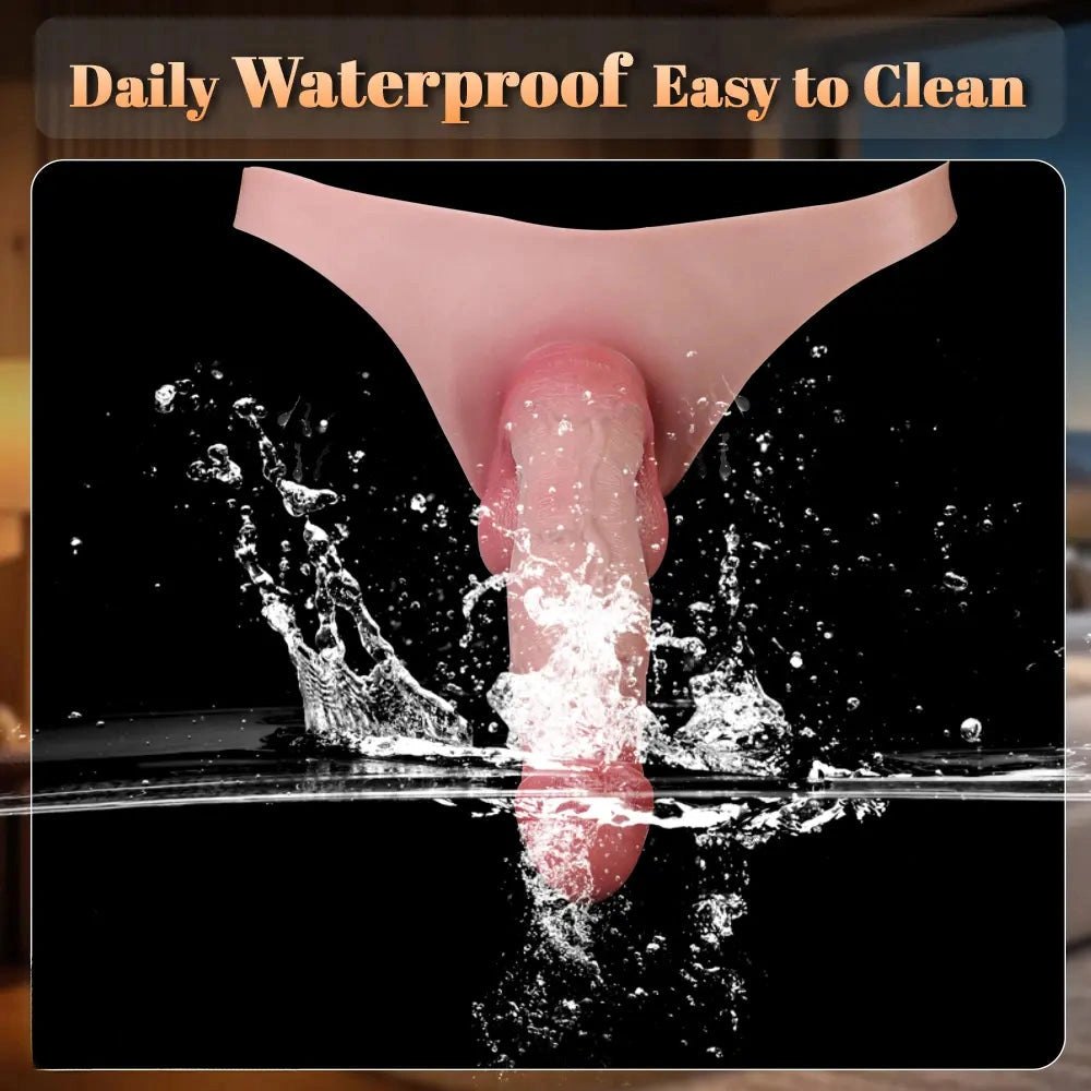 Flesh wearable hollow sleeve dildo, photo 9