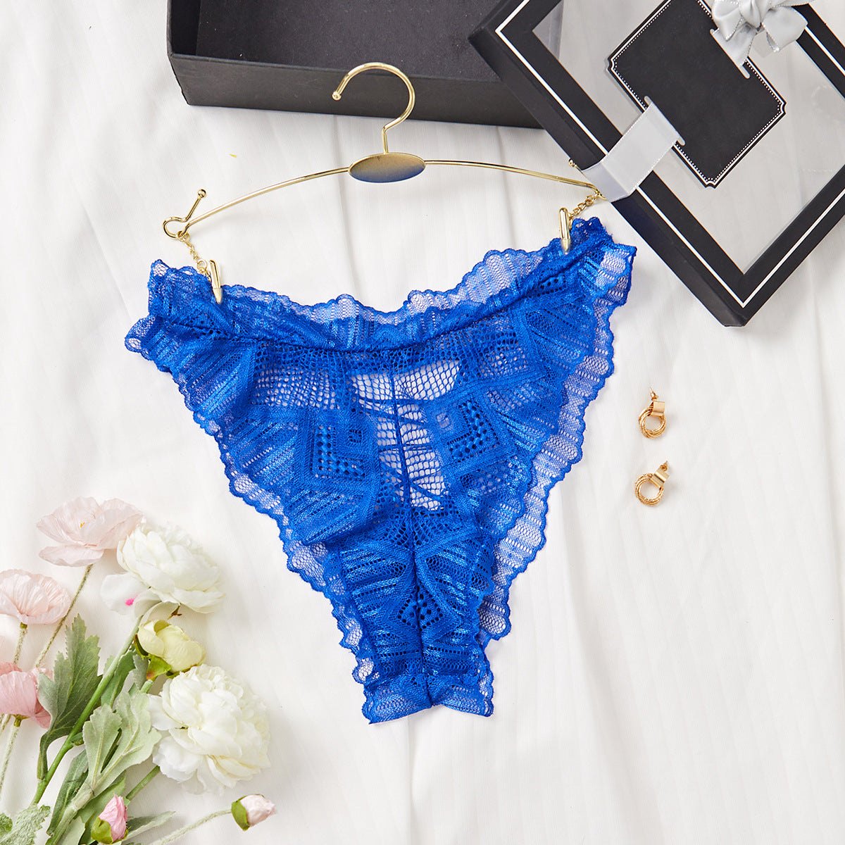 Hollow strap lace see through panty, photo 6