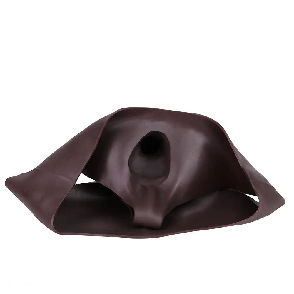 Coffee hollow strap-on sleeve dildo, photo 14