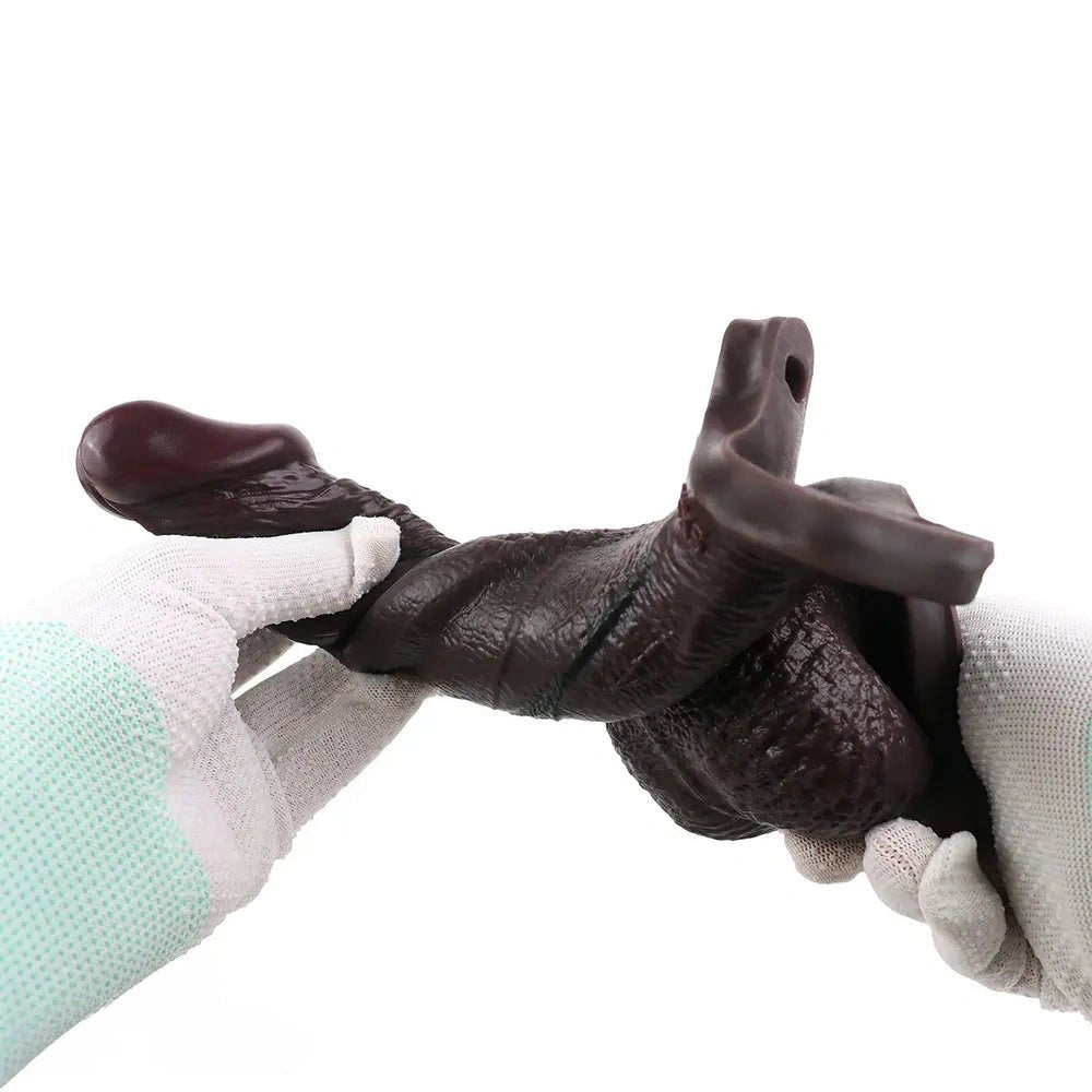 Coffee hollow strap-on dildo, photo 10