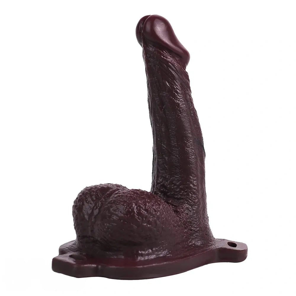 Coffee hollow strap-on dildo, photo 14