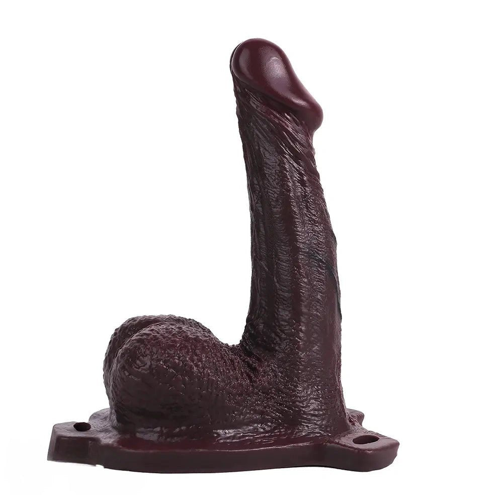 Coffee hollow strap-on dildo, photo 6