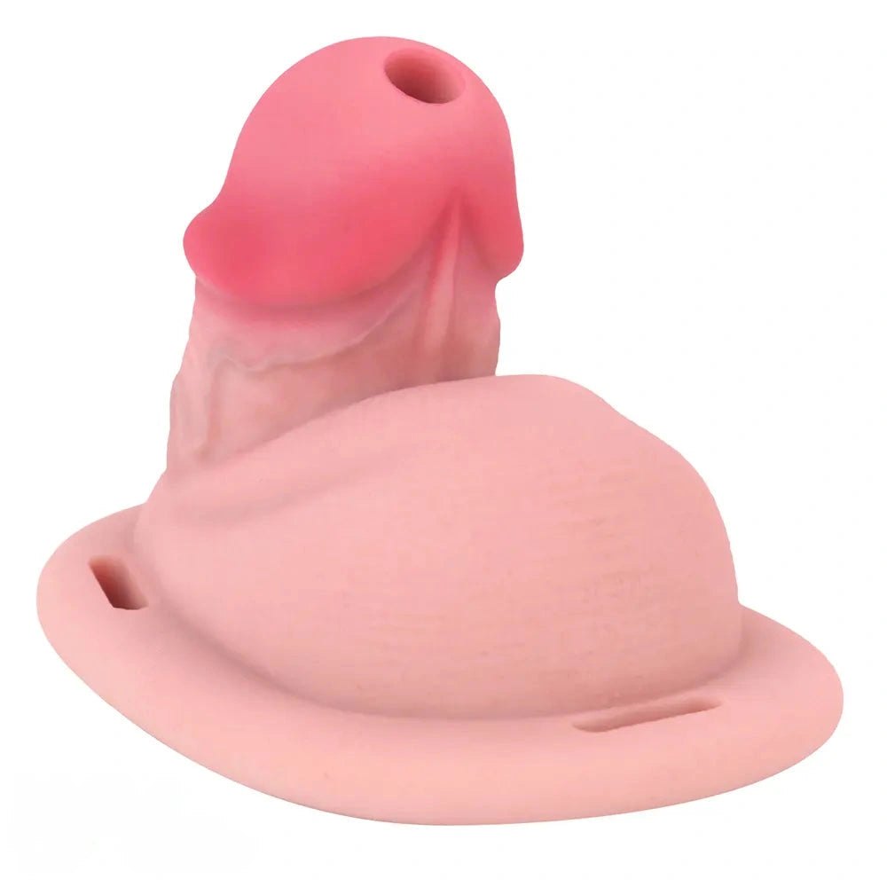 Flesh silicone hollow strap-on harness compact, photo 10