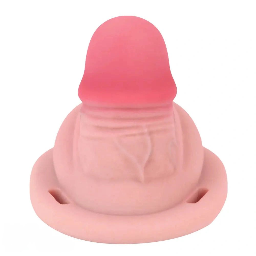 Flesh silicone hollow strap-on harness compact, photo 14