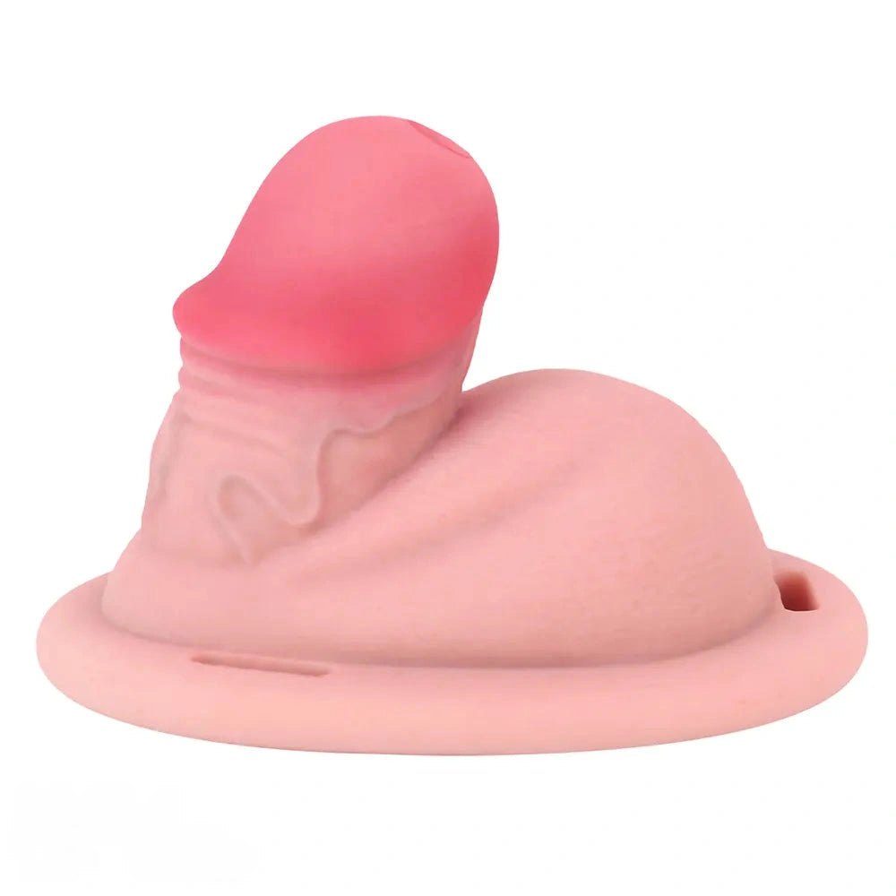Flesh silicone hollow strap-on harness compact, photo 7