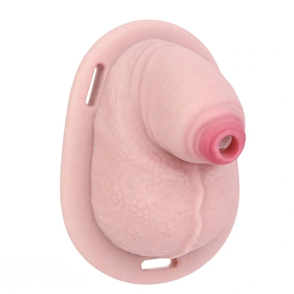 Flesh silicone hollow strap-on harness 5 in, photo 1