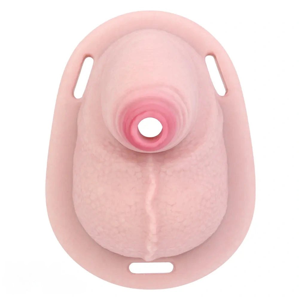 Flesh silicone hollow strap-on harness 5 in, photo 12