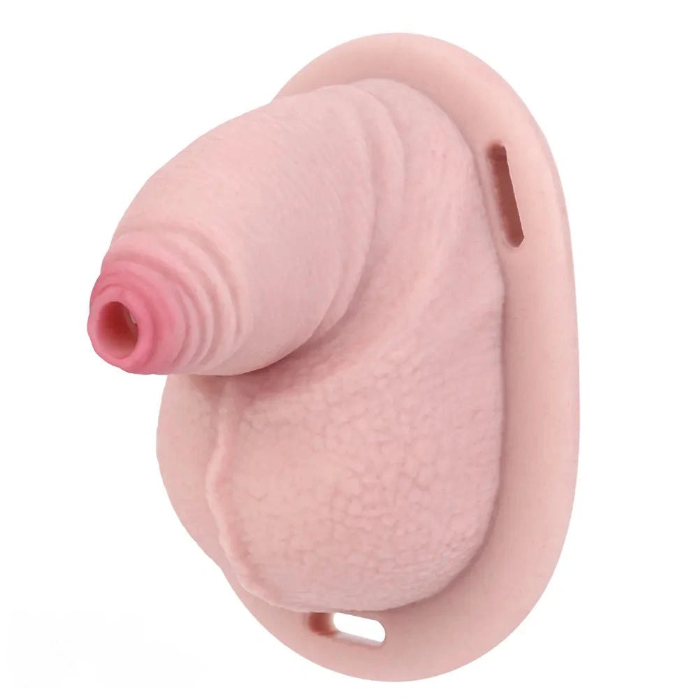 Flesh silicone hollow strap-on harness 5 in, photo 15