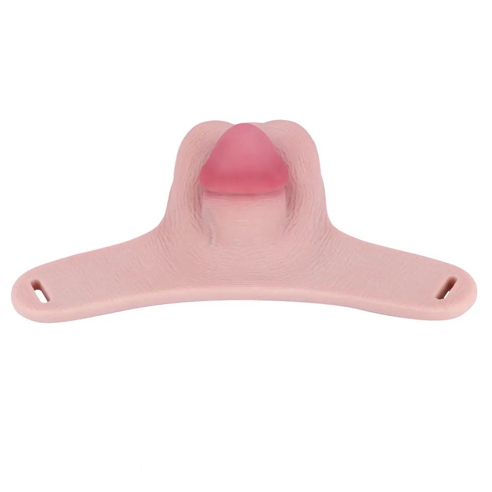 Flesh silicone hollow strap-on harness, photo 5