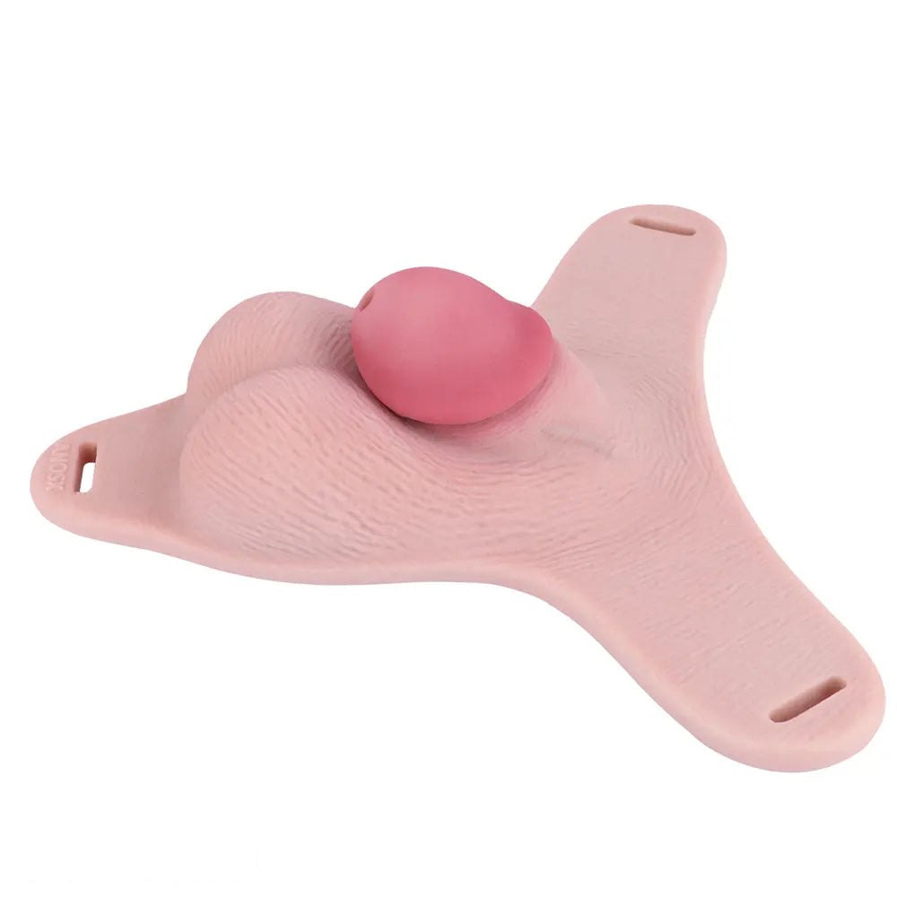 Flesh silicone hollow strap-on harness, photo 7