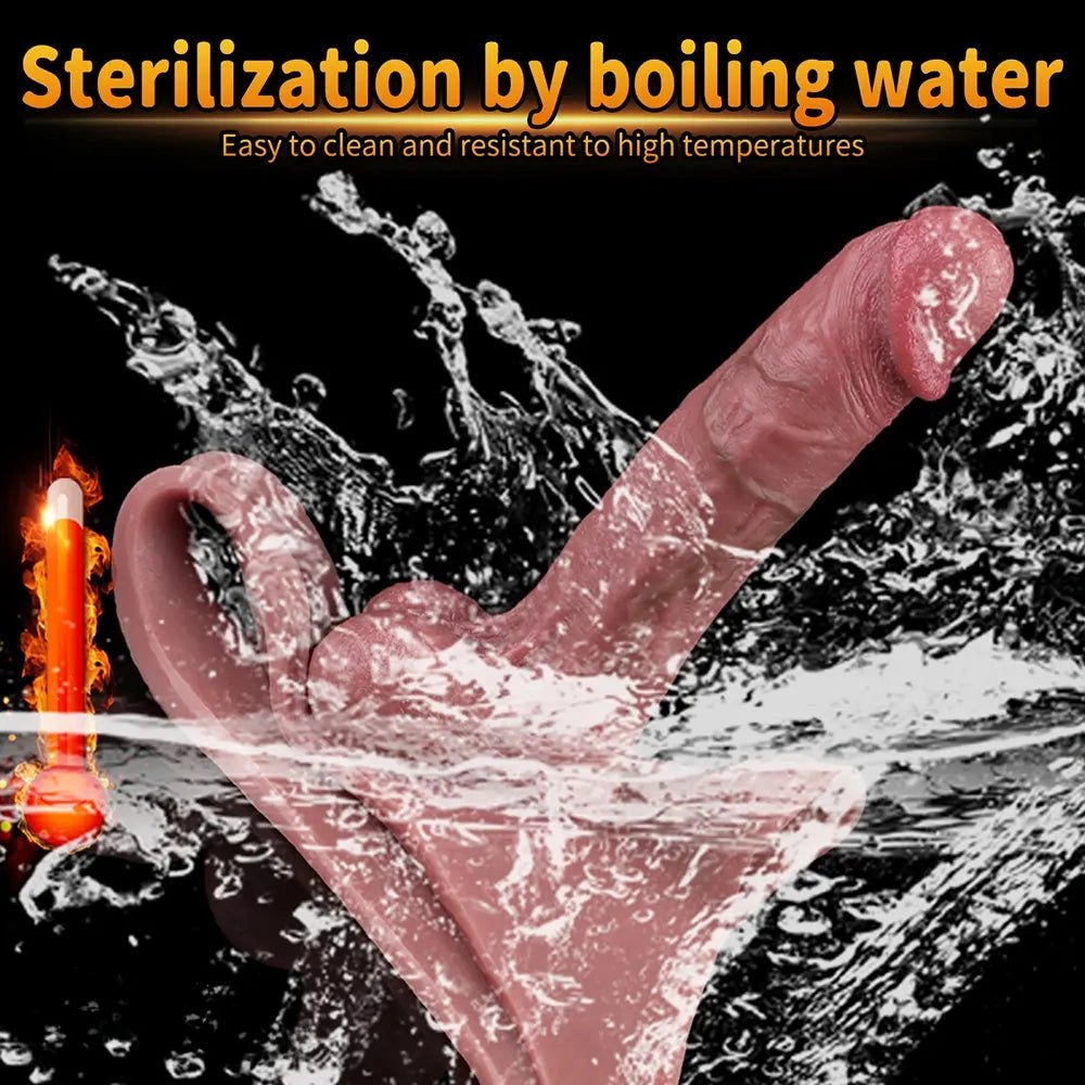 Flesh hollow strap-on penis sleeve, photo 11