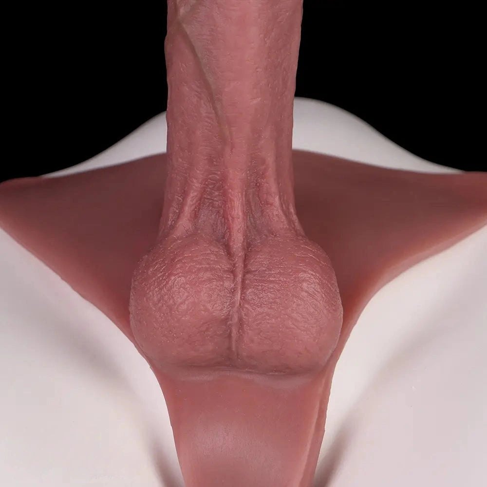 Flesh hollow strap-on penis sleeve, photo 12
