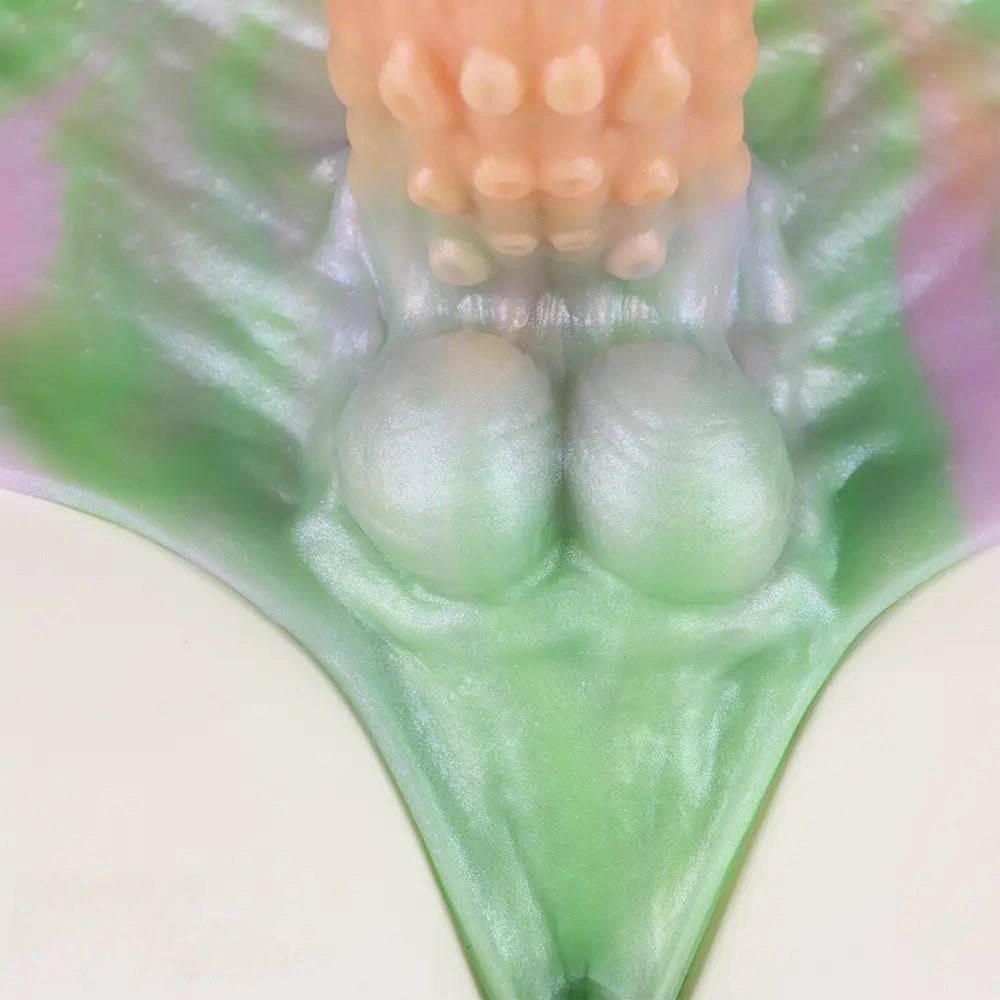 Hollow silicone strap-on dildo, photo 11