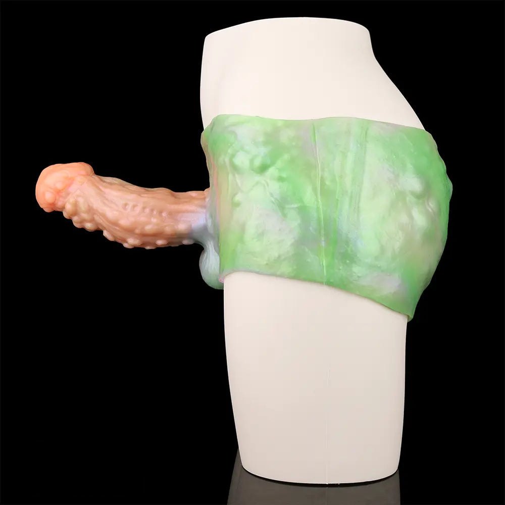Hollow silicone strap-on dildo, photo 3