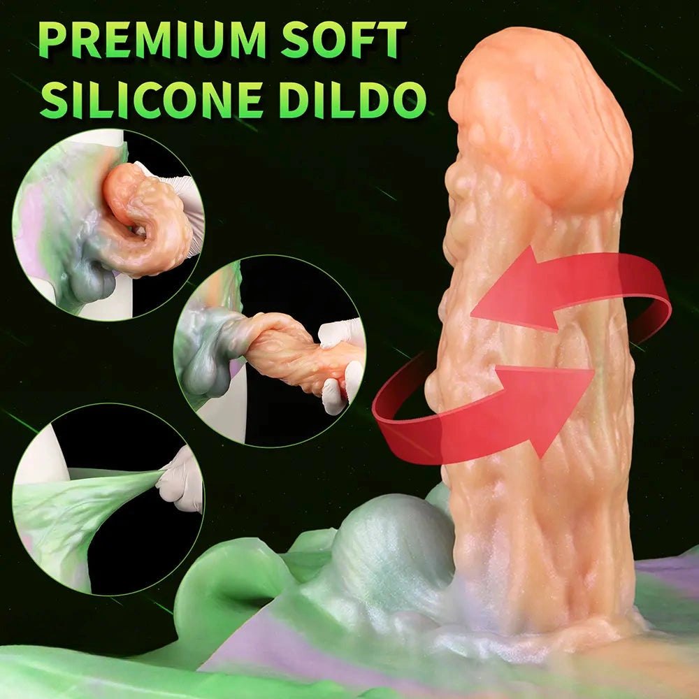 Hollow silicone strap-on dildo, photo 4