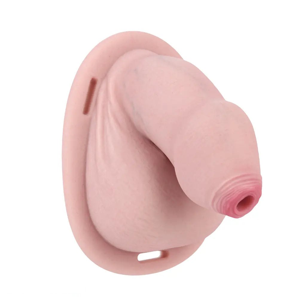 Flesh hollow wearable silicone sleeve, photo 1