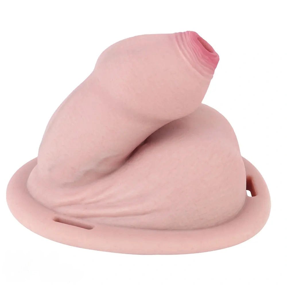 Flesh hollow wearable silicone sleeve, photo 13