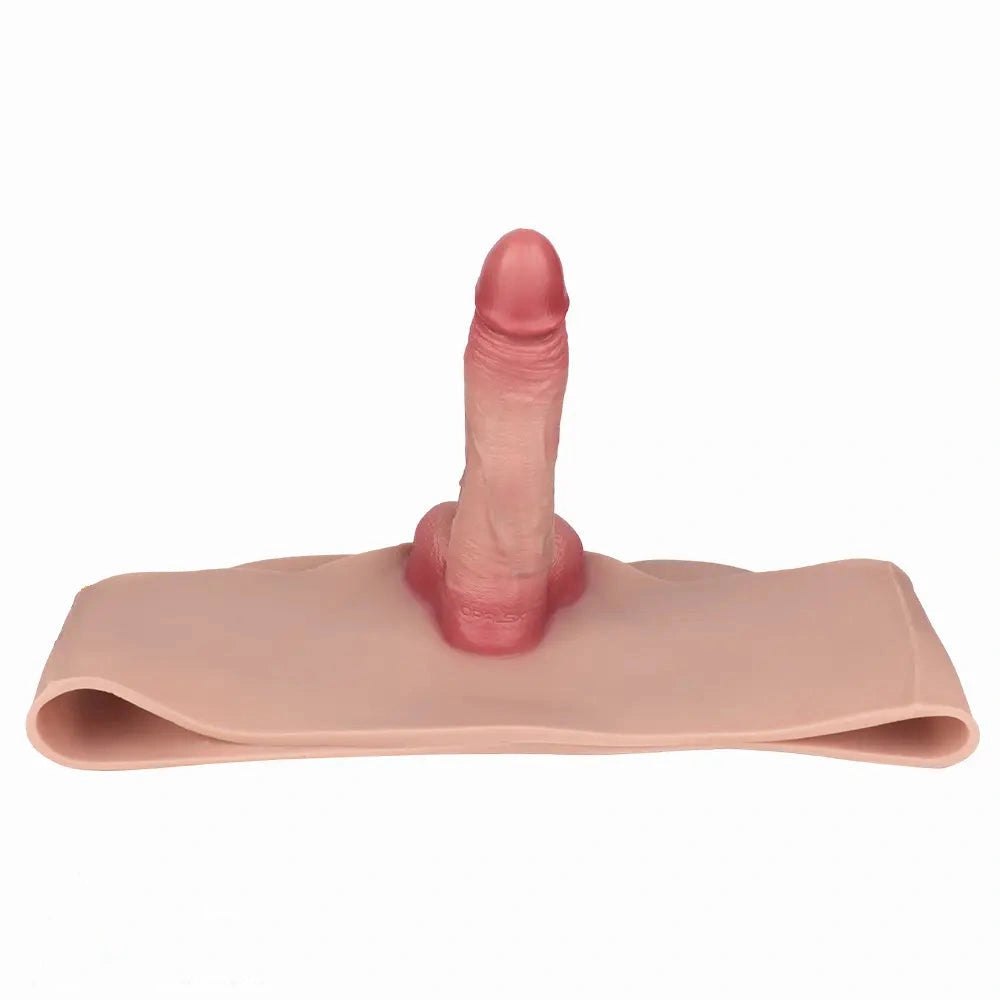 Flesh wearable strap realistic dildo, photo 3
