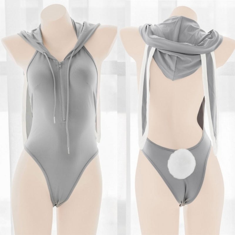 Hooded zip up bodysuit, photo 5
