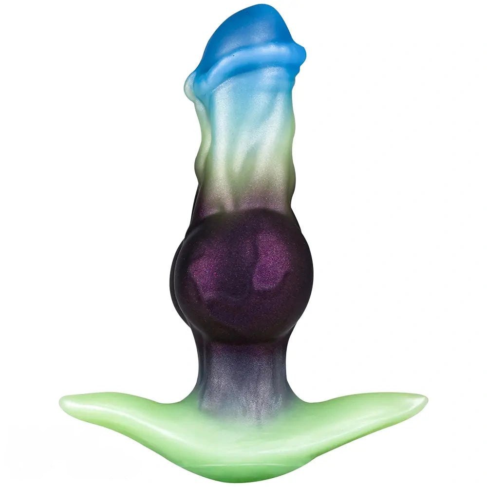 Knotted animal silicone dildo, photo 1
