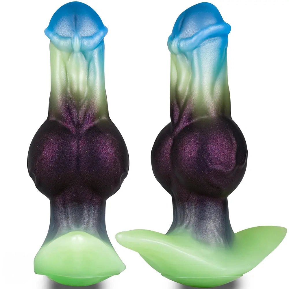 Knotted animal silicone dildo, photo 2