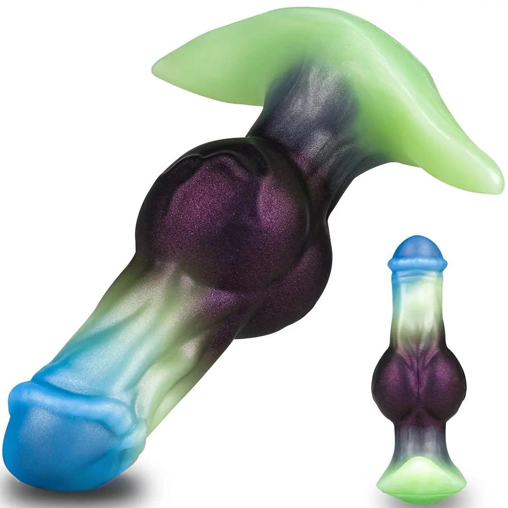 Knotted animal silicone dildo, photo 5