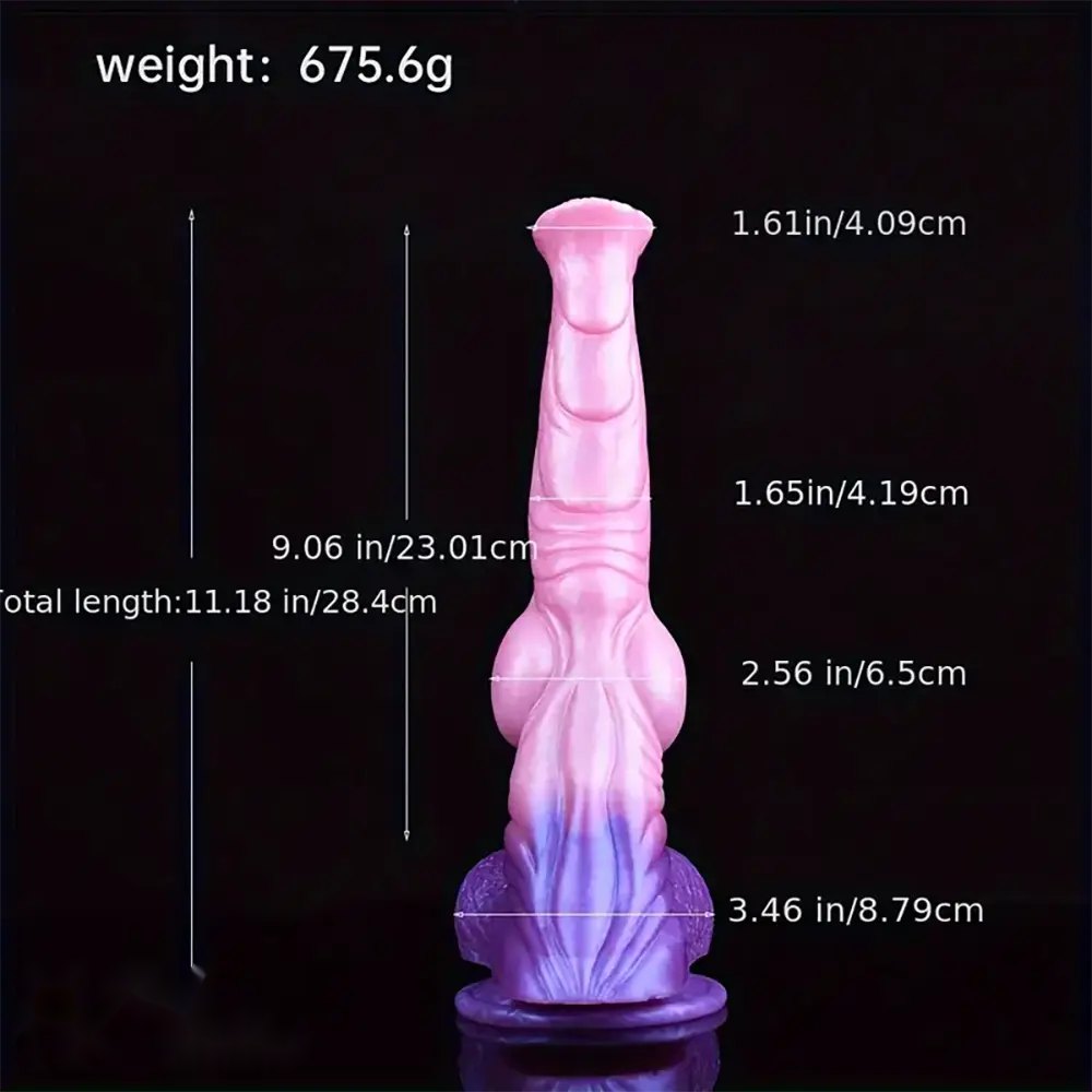 Silicone horse knot dildo, photo 4