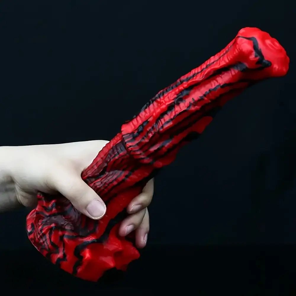 Mixed color horse knot silicone animal dildo, photo 2