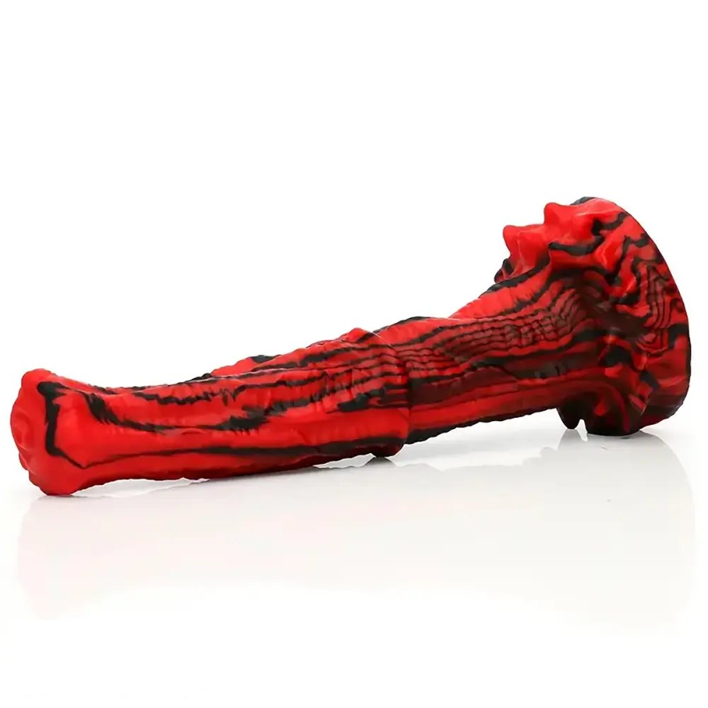 Mixed color horse knot silicone animal dildo, photo 5