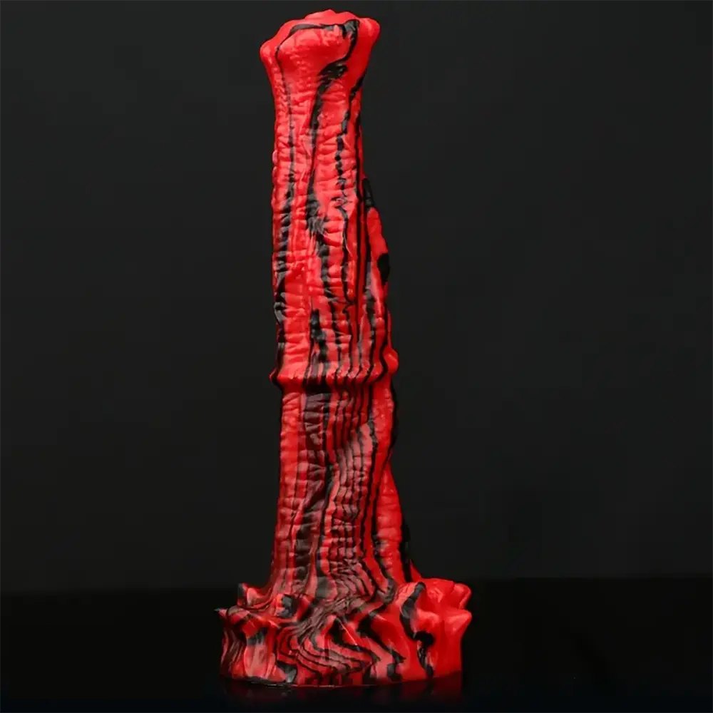 Mixed color horse knot silicone animal dildo, photo 6