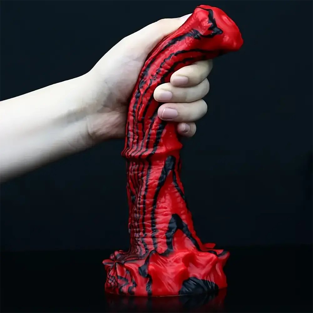 Mixed color horse knot silicone animal dildo, photo 7