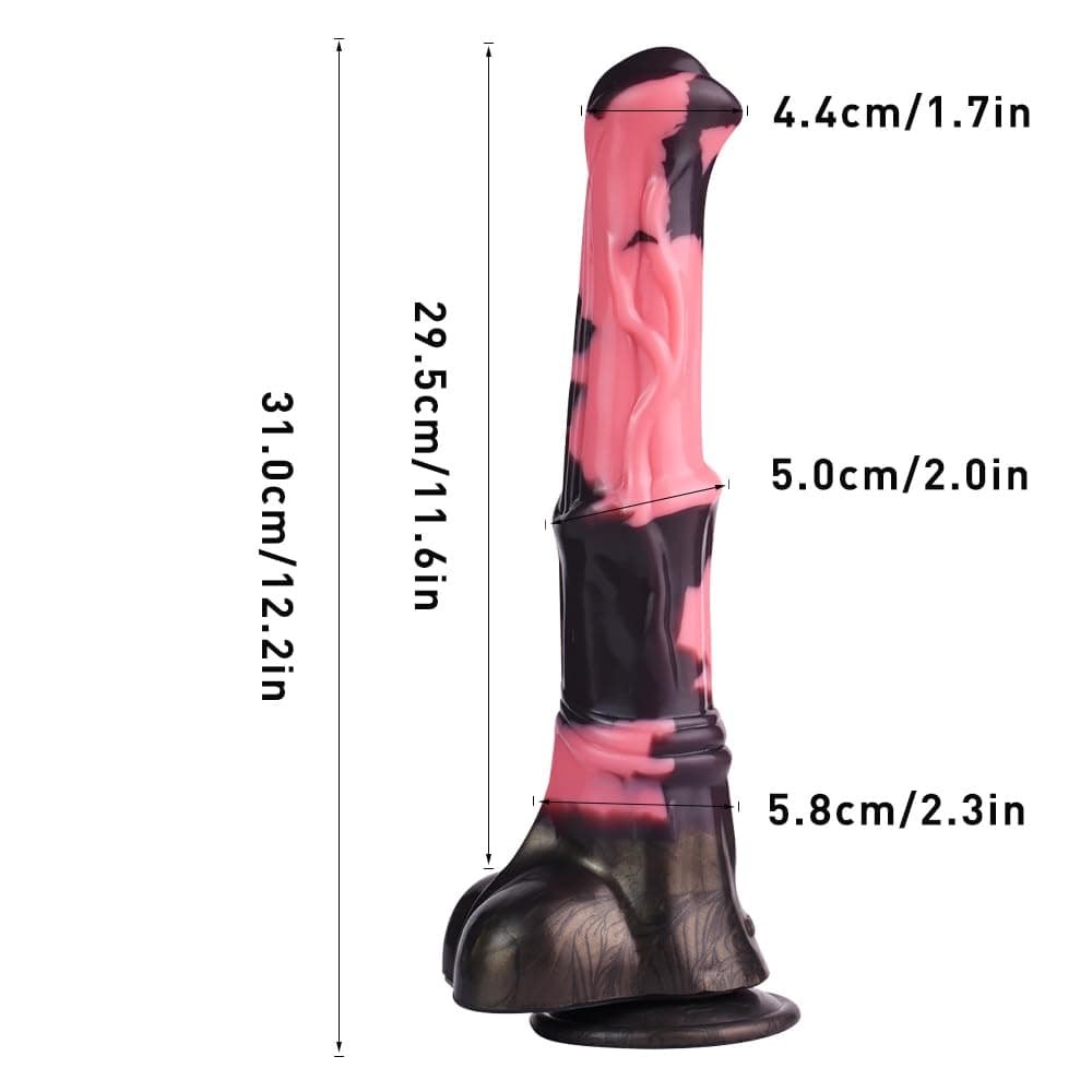 Horse-leg shaped suction cup dildo, photo 8