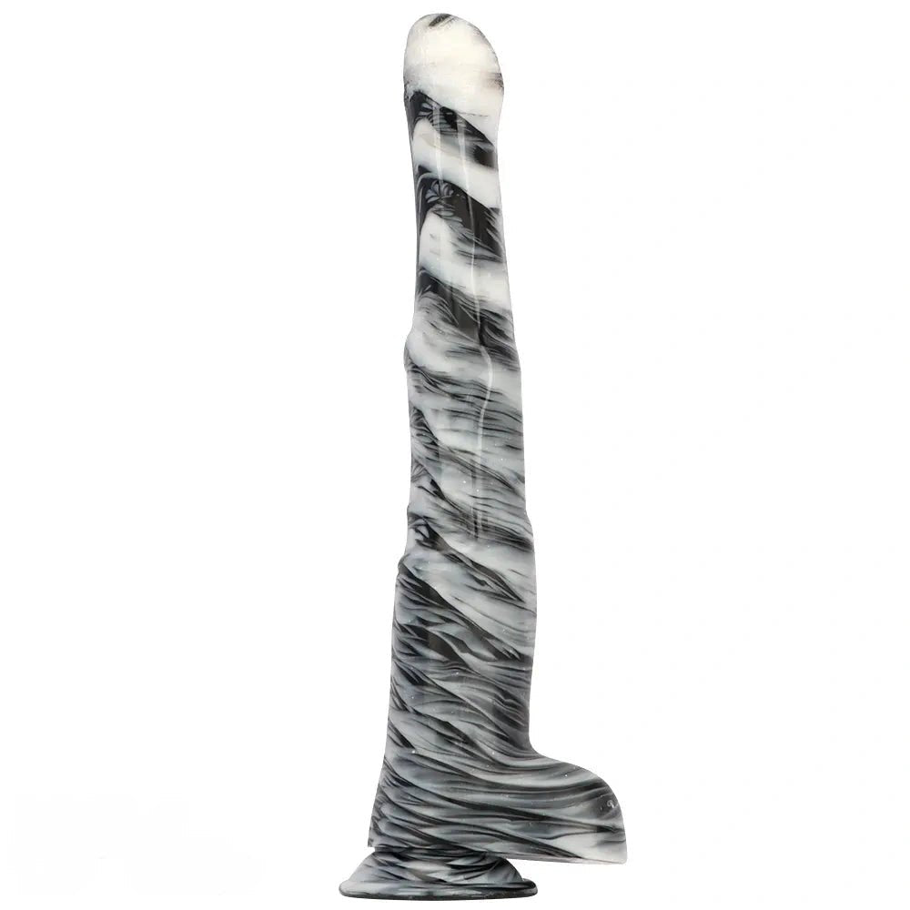 Mixed-color pvc horse dildo, photo 1