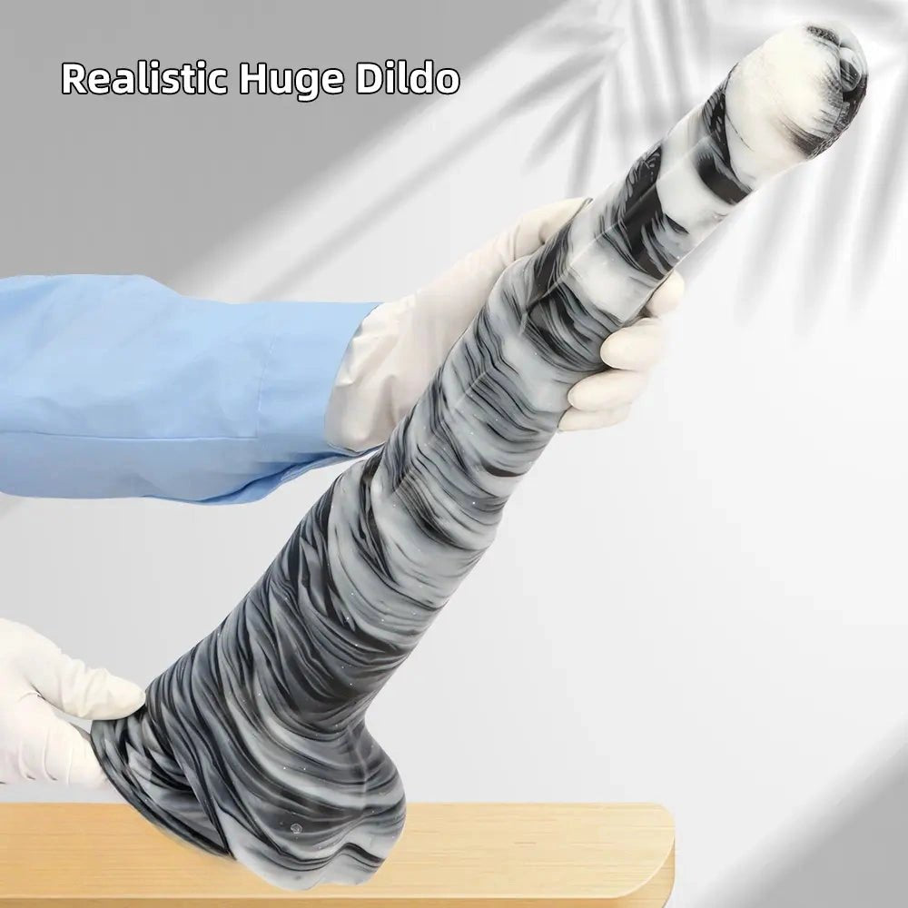 Mixed-color pvc horse dildo, photo 8