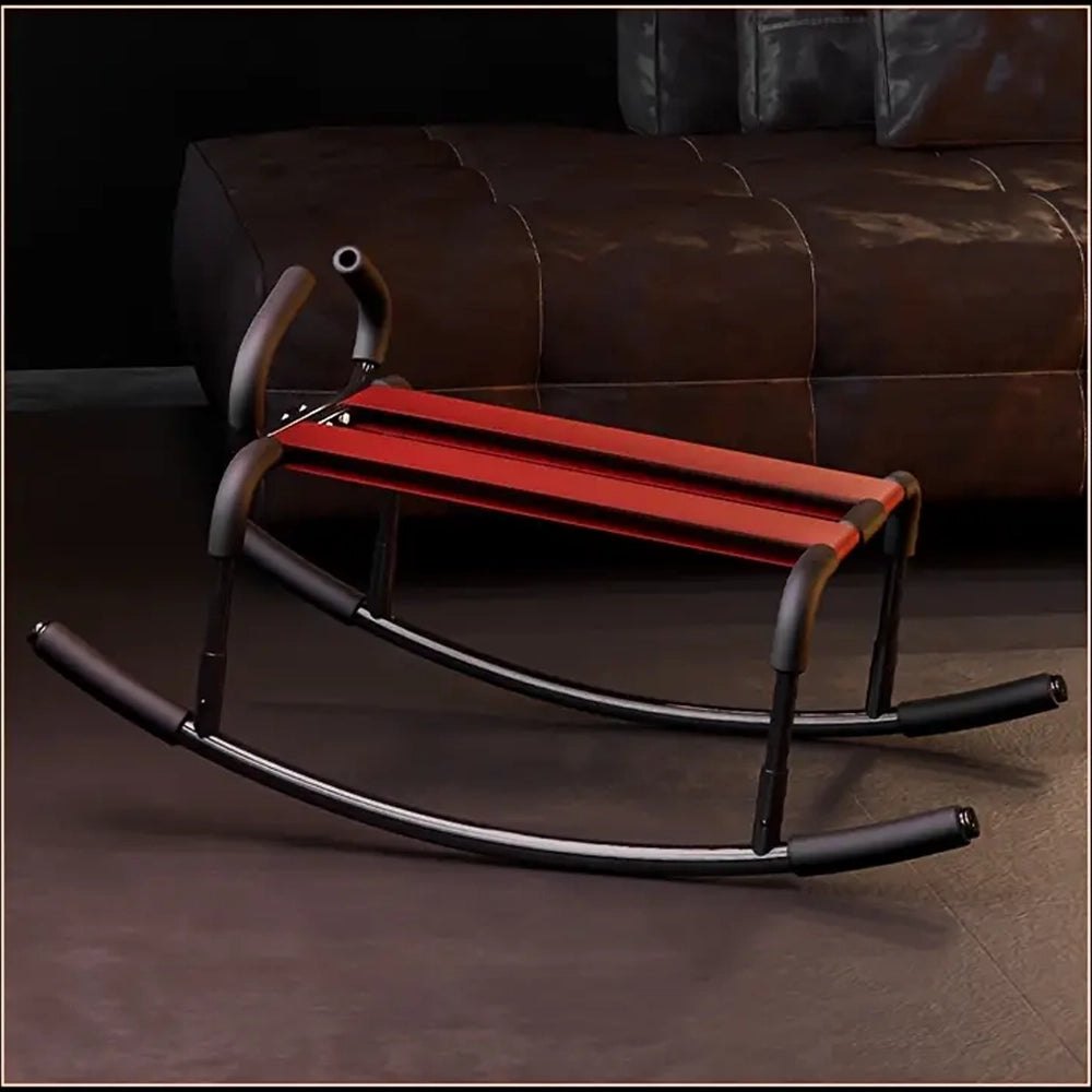 Metal horse rocking chair with handrails, photo 2