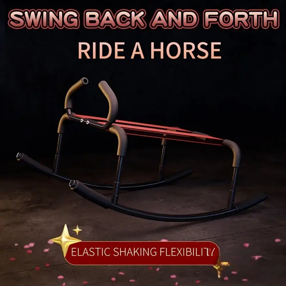 Metal horse rocking chair with handrails, photo 8