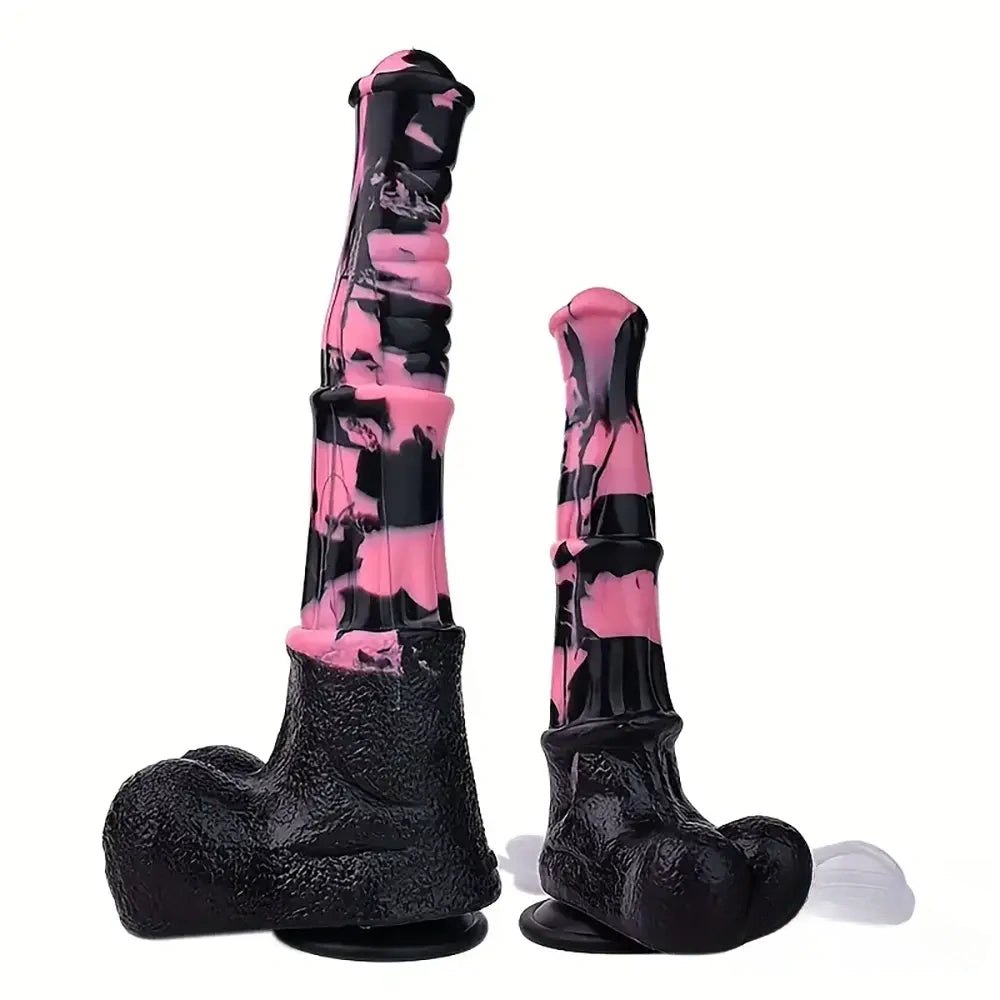 Colorful horse style animal dildo, photo 2