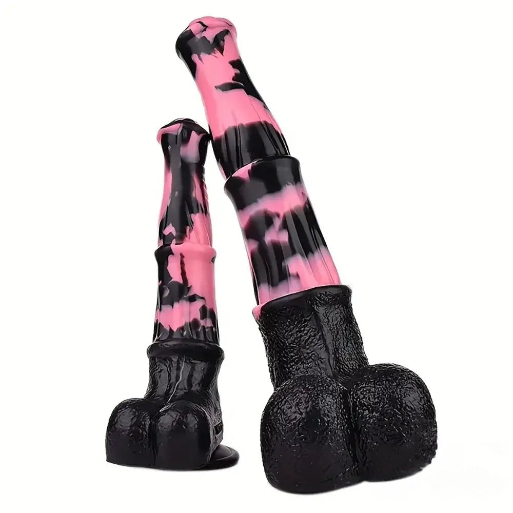 Colorful horse style animal dildo, photo 7